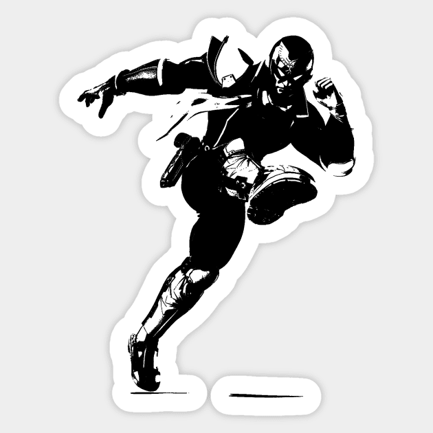 Weathered Captain Falcon Sticker by TortillaChief